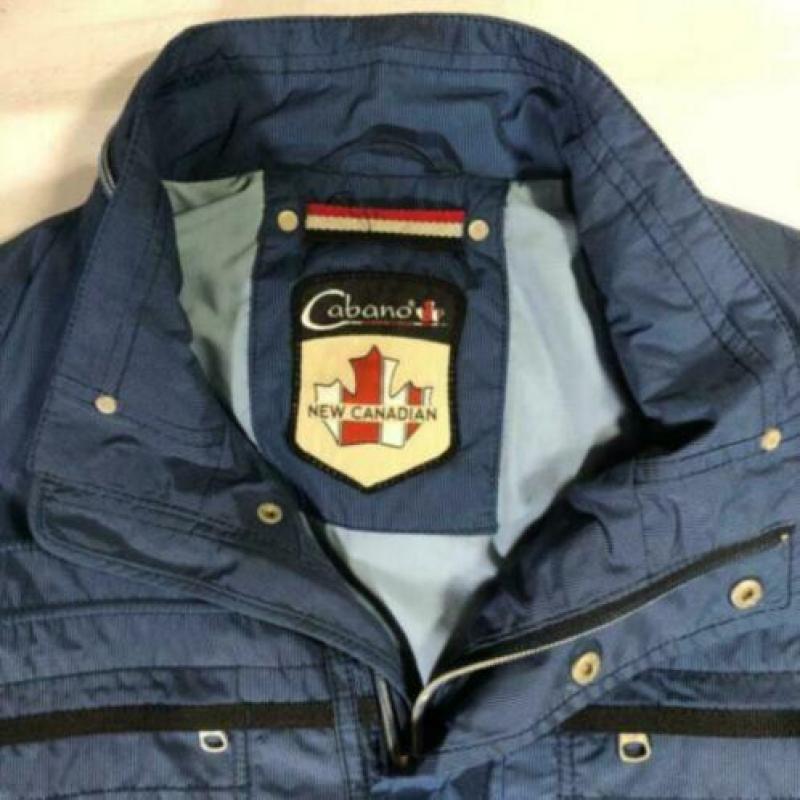 Z12 Cabano New Canadian Herenjas Blauw Kort Blinde Sluiting