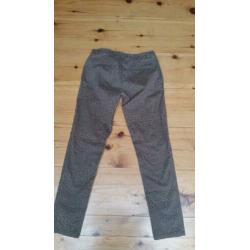 Bruine tijgerprint broek 26/30. Scotch & Soda.