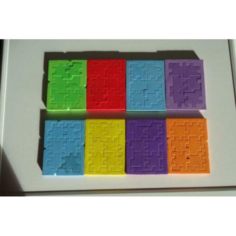 8 soft-schuimplastic kubuspuzzels