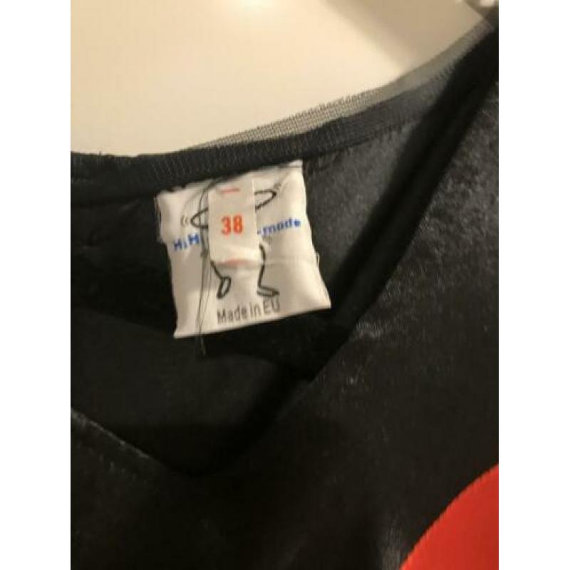 Rode Spaanse jurk maat 38/m