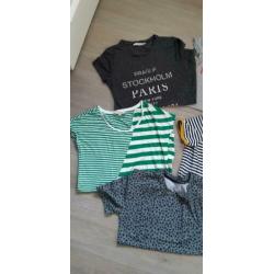 Zwangerschapskleding: 5 tshirts XS/S!