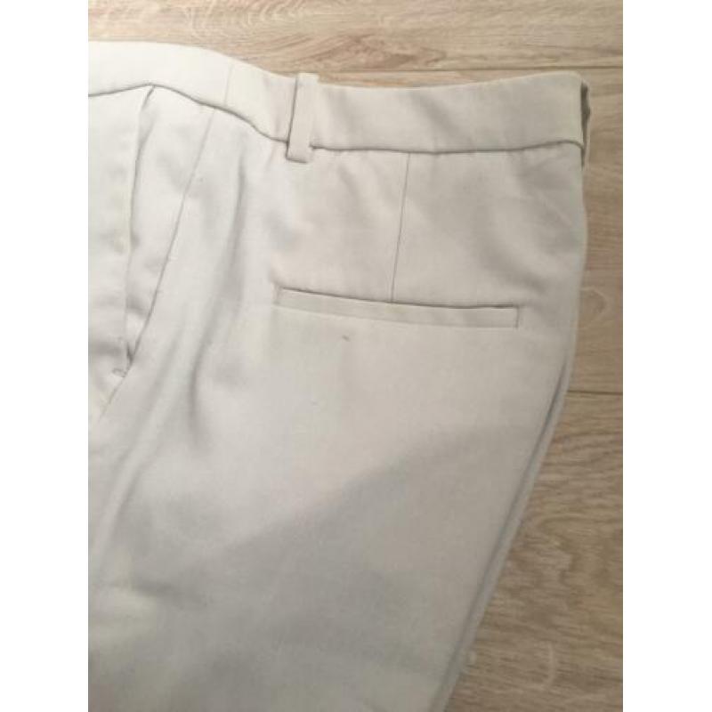 Licht zandkleurige chino broek maat 38 voorjaar zomer