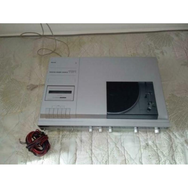 Phillips plattenspeller plus cassether