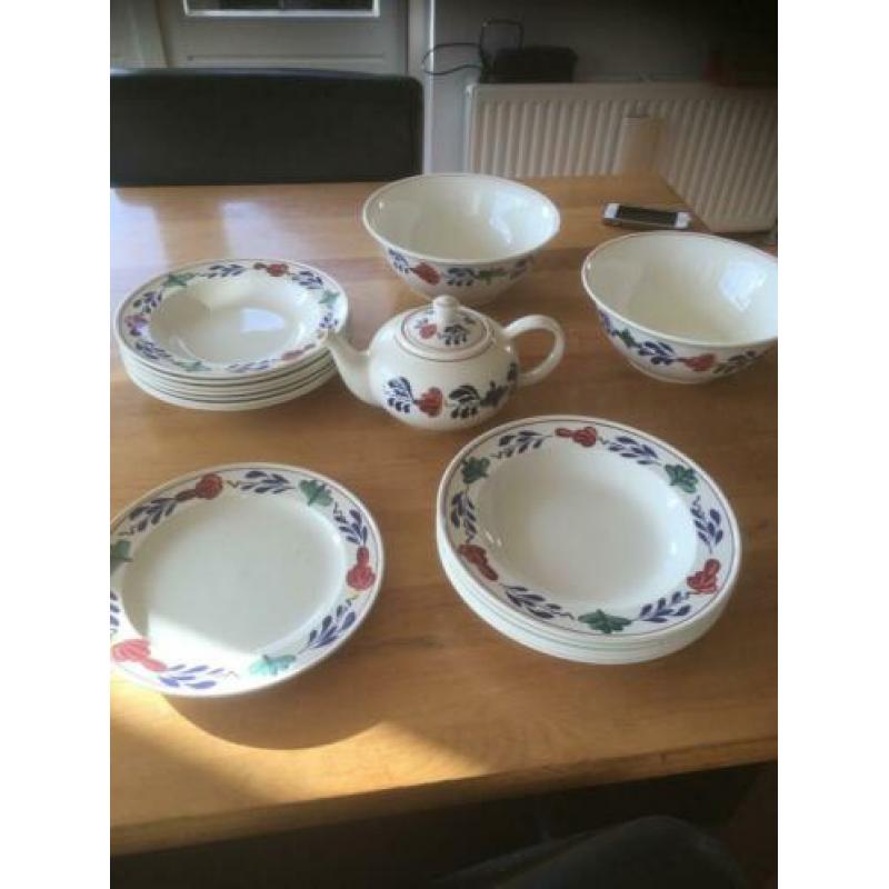 Boerenbond servies delen in mooie staat