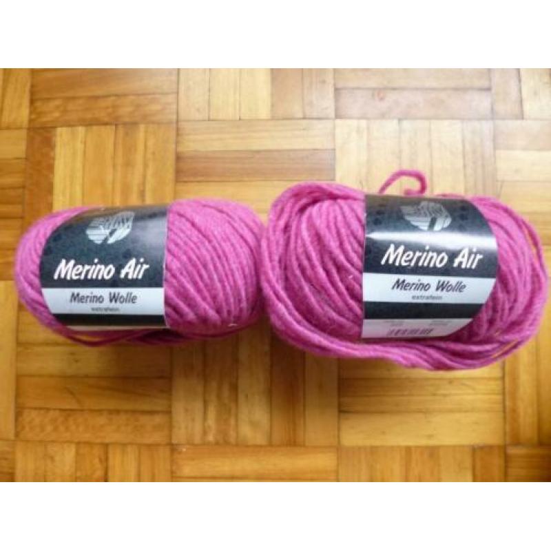 bollen wol Merino air/Lana Grossa/Garzato Fleece Alpaka.