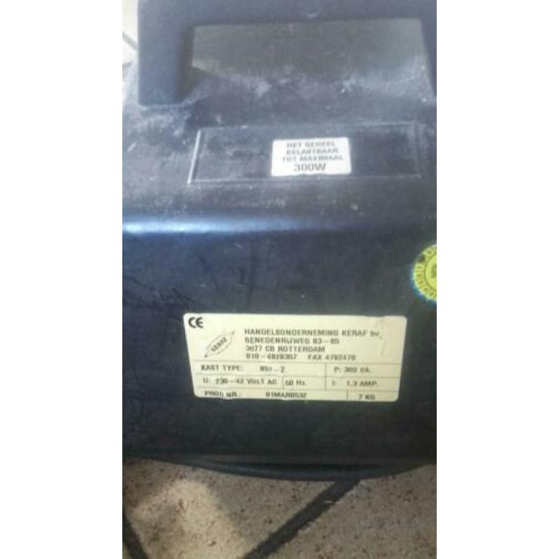 bouw/stroom/zwerfkast. Merk Keraf. P 300 I 1.3 A 300