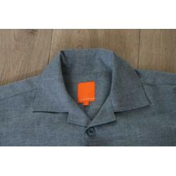 Blauw heren overhemd FIRETRAP, maat M, NIEUW! (NE)