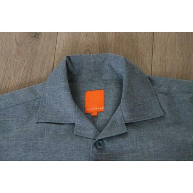 Blauw heren overhemd FIRETRAP, maat M, NIEUW! (NE)