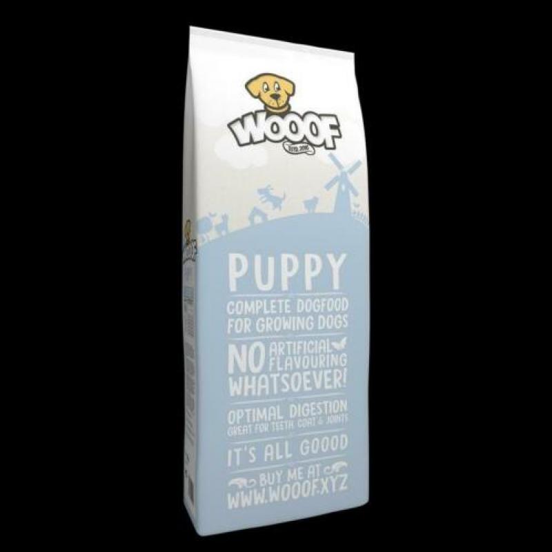 Breukzakken wooof geperste brokken puppy