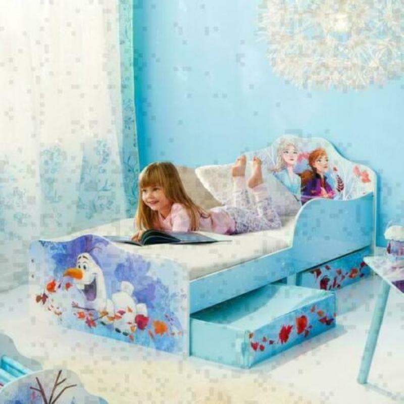 Disney Frozen2 Bed met laden - WorldsApart - Gratis Bezorgd
