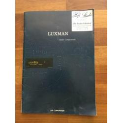 Luxman folder en gebruikshandleidingen
