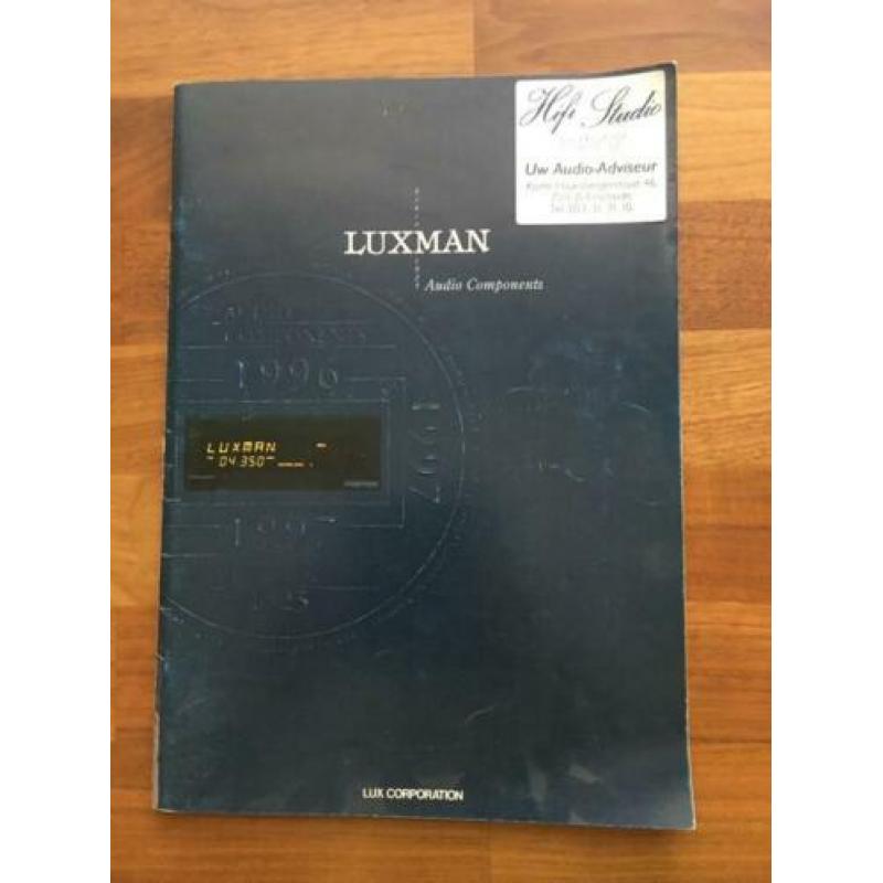 Luxman folder en gebruikshandleidingen
