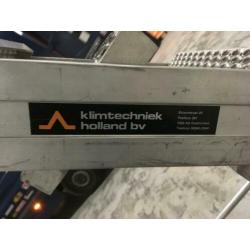 Aluminium verrijdbare magazijntrap bordes bordestrap trap