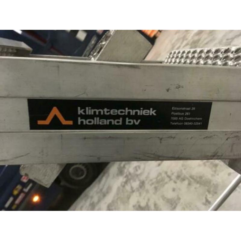 Aluminium verrijdbare magazijntrap bordes bordestrap trap