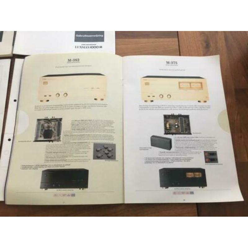 Luxman folder en gebruikshandleidingen