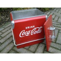 Coca Cola koeler koelkrat fifties sixties vintage design ...