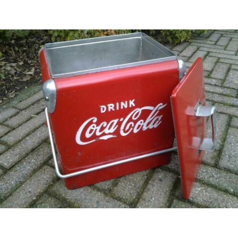 Coca Cola koeler koelkrat fifties sixties vintage design ...