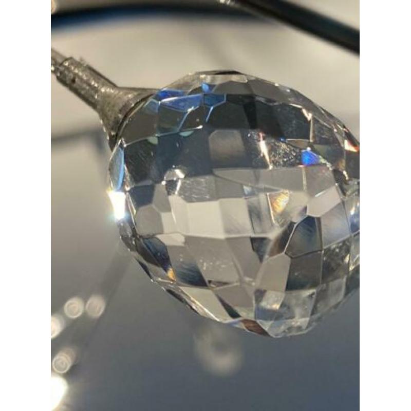 Plafondlamp met kristallen bolletjes