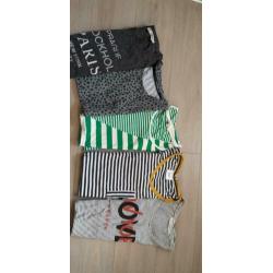 Zwangerschapskleding: 5 tshirts XS/S!