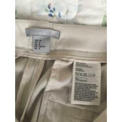 Licht zandkleurige chino broek maat 38 voorjaar zomer
