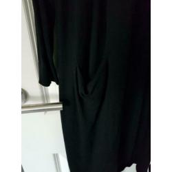 Zwart lang vest maat 54 Miss Etam