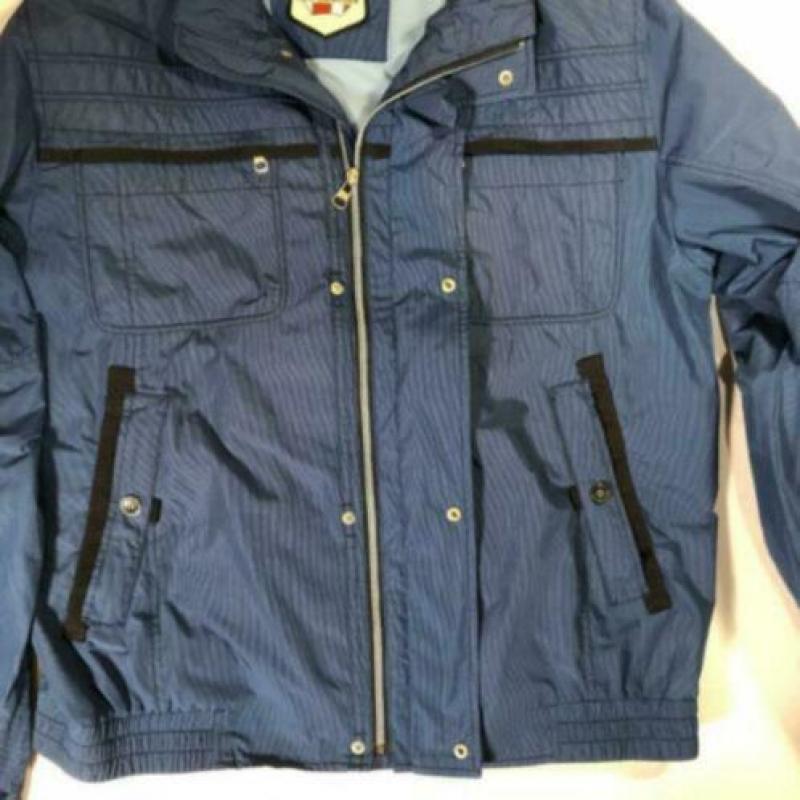 Z12 Cabano New Canadian Herenjas Blauw Kort Blinde Sluiting