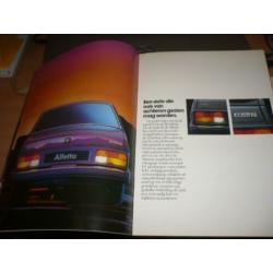 Folder Alfa Romeo ALFETTA modellen uit 2 - 1979