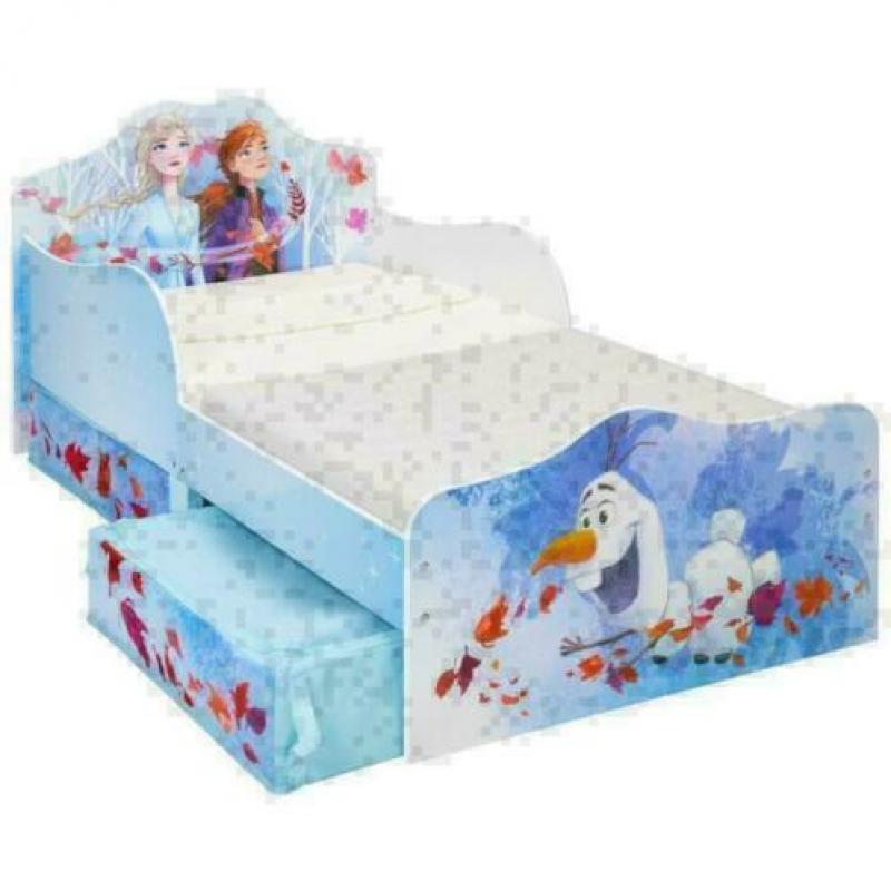 Disney Frozen2 Bed met laden - WorldsApart - Gratis Bezorgd