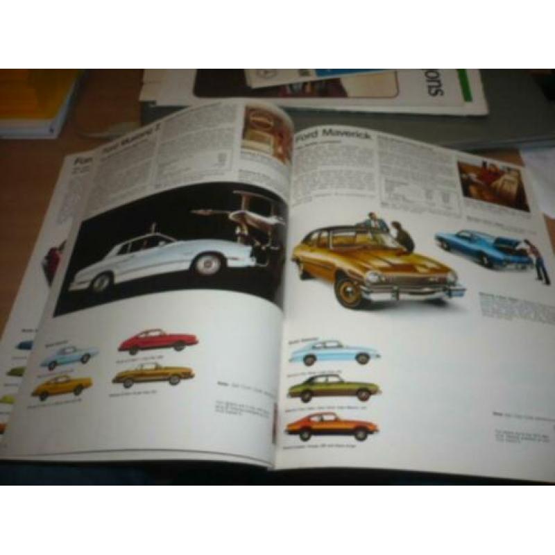 USA Folder FORD Modellen 1974