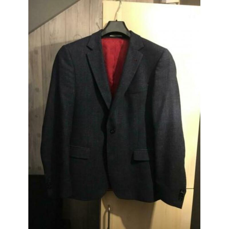 van Gils colbert donkerblauw z.g.a.n. (Nieuwprijs 300)