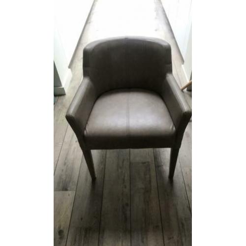 4x Eetkamerstoel Castello kleur zand kunstleer