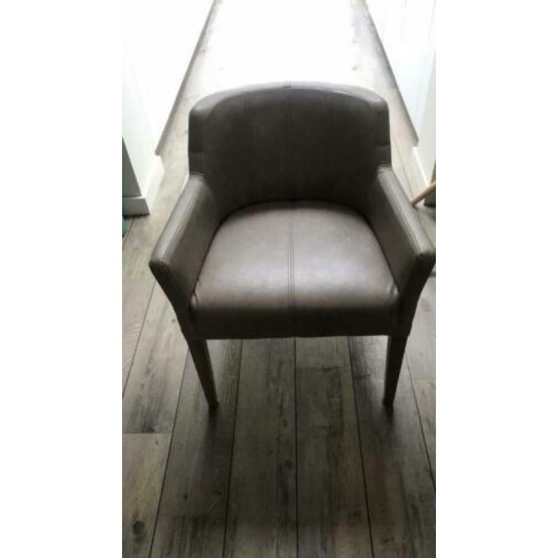 4x Eetkamerstoel Castello kleur zand kunstleer