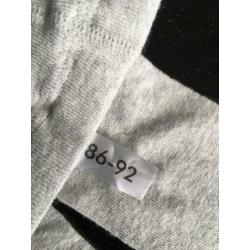 Lichtgrijze maillot mt86/92 NIEUW!!