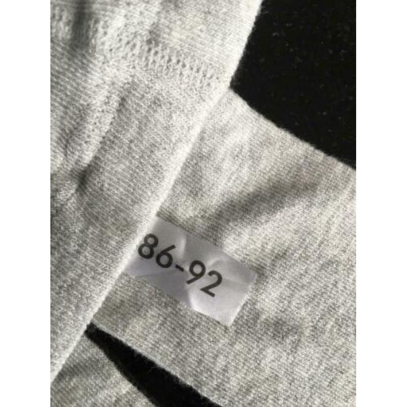 Lichtgrijze maillot mt86/92 NIEUW!!