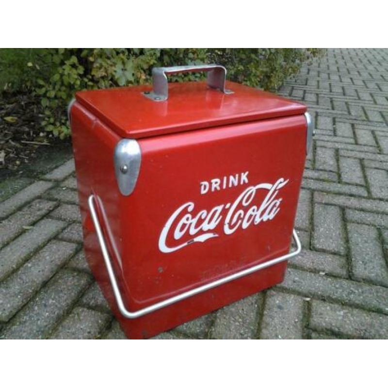 Coca Cola koeler koelkrat fifties sixties vintage design ...