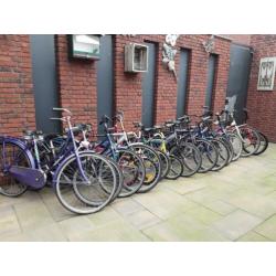 Partij kinder fietsen 15stuks prijs 100euro vast