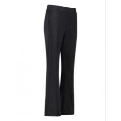 Studio Anneloes flair bonded shiny trousers zwart maat S