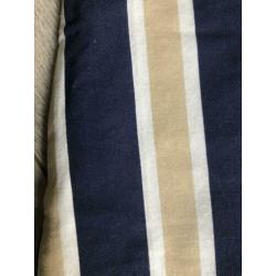 Nieuw: Saboskirt top blauw beige gestreept maat XS Zara H&M
