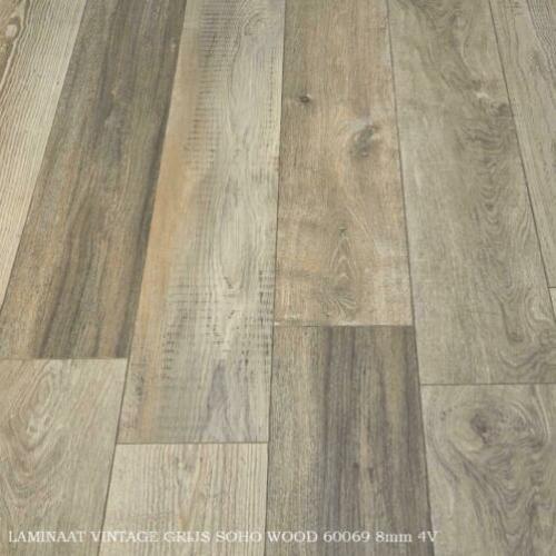 Laminaat Vintage Soho Wood 8mm dik 4V-groev €11,50p/m2