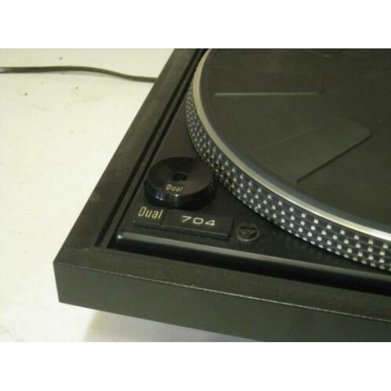 Dual 704 direct drive draaitafel met Shure element