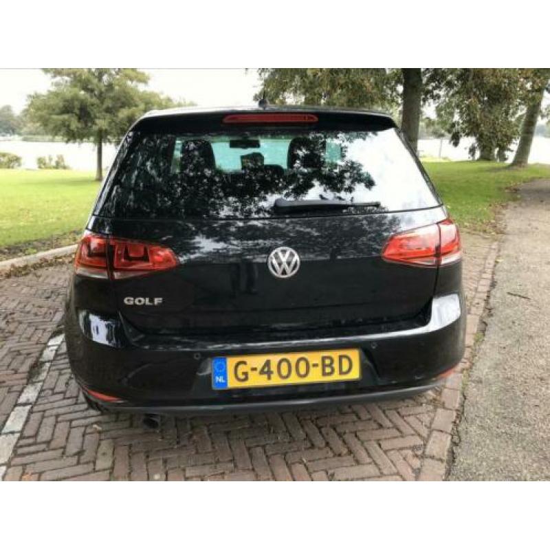Volkswagen Golf 7 TDI DSG7 2013 Zwart vol leer,navi,enzzz.