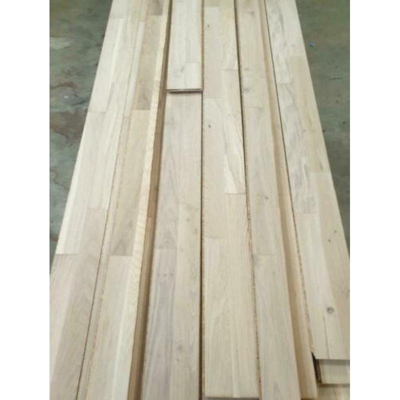43M2 eiken houten parket vloer #GESCHUURD#