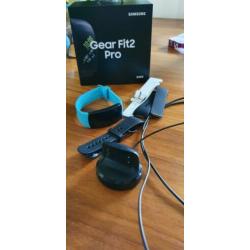 Gear Fit 2 Pro compleet met doos lader