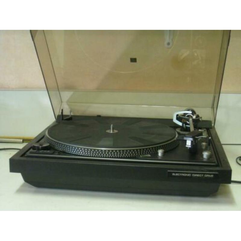 Dual 704 direct drive draaitafel met Shure element