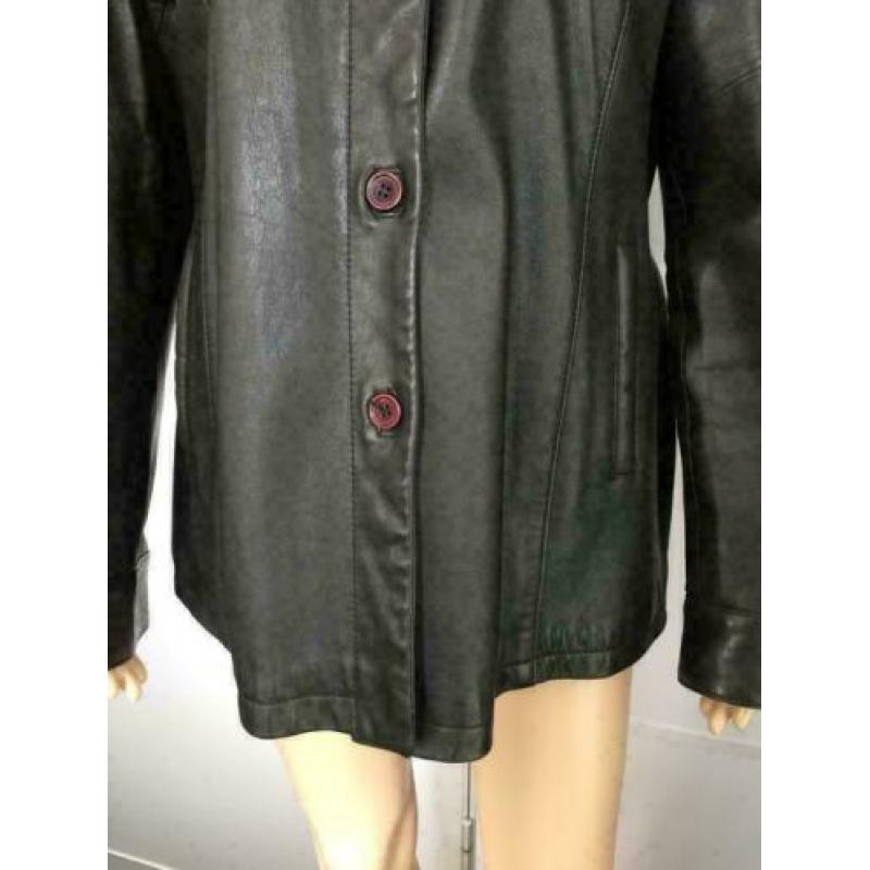 C351 ARMA maat L=42/44 leren jasje jas tussenjas blazer