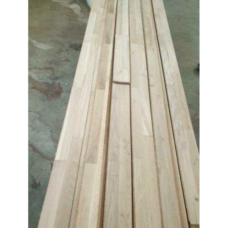 43M2 eiken houten parket vloer #GESCHUURD#