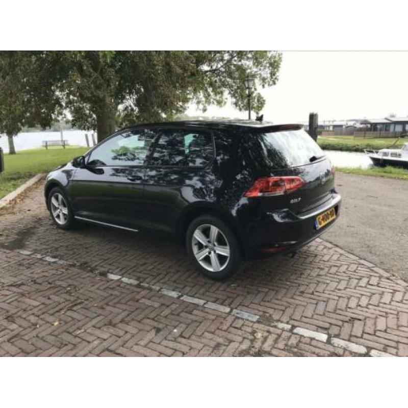 Volkswagen Golf 7 TDI DSG7 2013 Zwart vol leer,navi,enzzz.