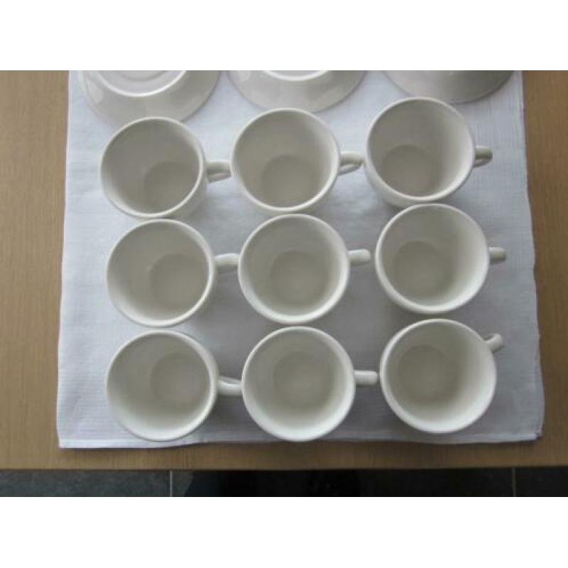 Palmer Imperial Quality Robusta 6 witte kop 150CL en schotel