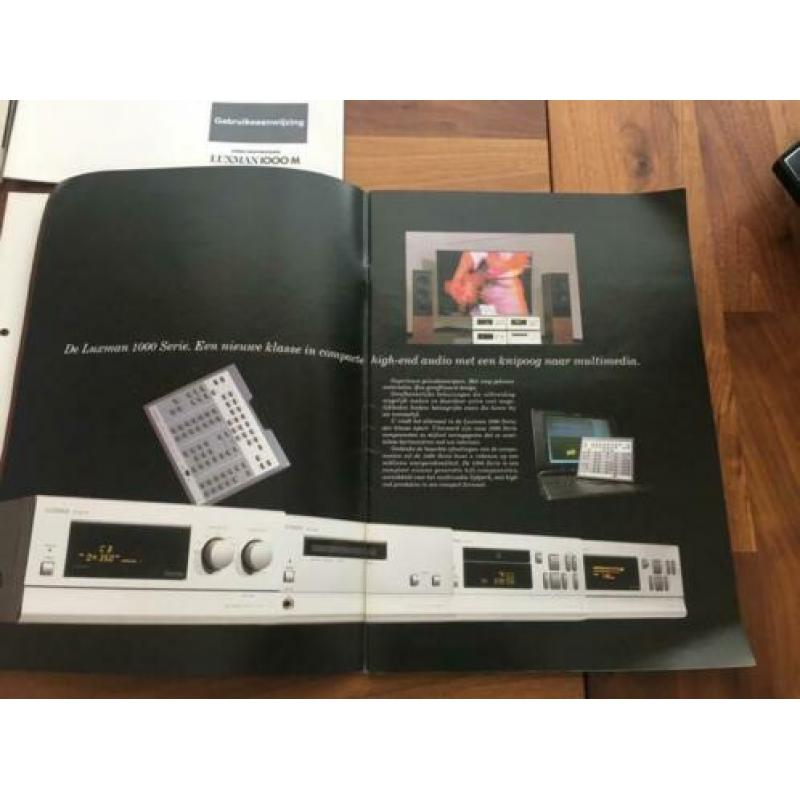 Luxman folder en gebruikshandleidingen