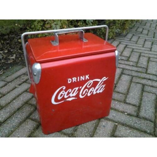 Coca Cola koeler koelkrat fifties sixties vintage design ...